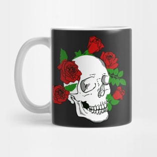 SKULL HEAD ROSES UNISEX Mug